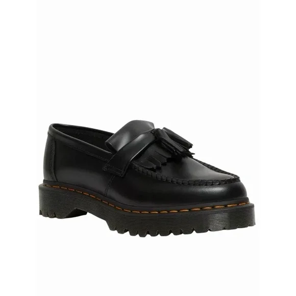 Dr. Martens Adrian Quad Black Platform Loafers Women's 10 Men's 9 New - Picture 5 of 8